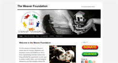 Desktop Screenshot of gmweaverfoundation.org