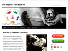 Tablet Screenshot of gmweaverfoundation.org